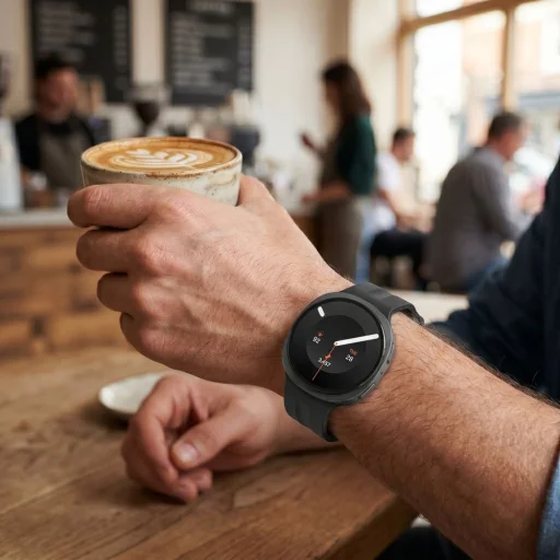 Tech-protect Silicone Evo szíj Samsung Galaxy Watch 8 / 9 / Classic készülékhez, fekete - 4