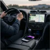 Tech-Protect Ultraboost CA01 vezeték nélküli Apple CarPlay és Android Auto adapter, matt fekete thumbnail