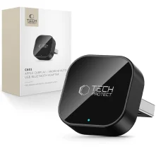 Tech-Protect Ultraboost CA01 bezdrôtový adaptér pre Apple CarPlay a Android Auto, matná čierna