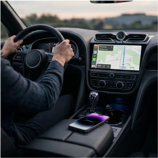 Tech-Protect Ultraboost CA01 bezdrôtový adaptér pre Apple CarPlay a Android Auto, matná čierna - 9