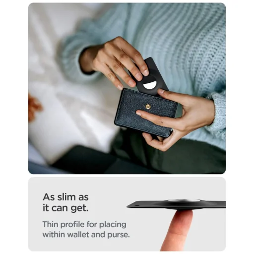 Spigen AirFit 2 držiak na AirTag pre Apple AirTag 1/2, 2 ks, čierny - 6