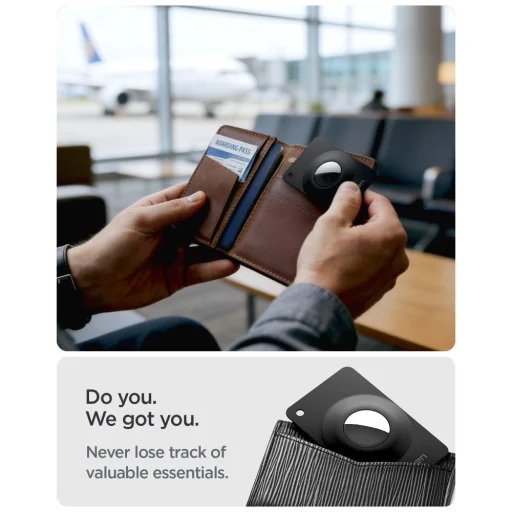 Spigen AirFit 2 držiak na AirTag pre Apple AirTag 1/2, 2 ks, čierny - 7