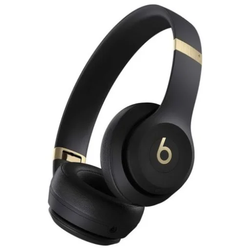 Beats Solo 4 bezdrôtové slúchadlá matná čierna/zlatá MC2L4 - 1