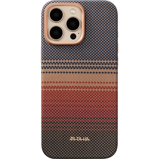 Puzdro Pitaka Summa Case vo farbe západ slnka pre iPhone 16 Pro - 3