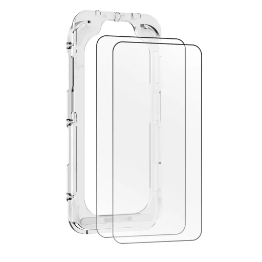 iPhone 16 Pro Max/17 Pro Max Mobile Origin EasyGlass kijelzővédő üveg felhelyezőkerettel, 2 db - 2