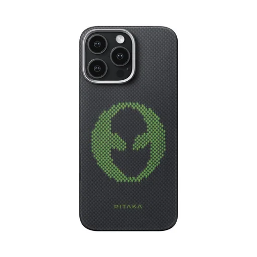 Pitaka x Aries textúrované tkané puzdro Alien iPhone 16 Pro - 3