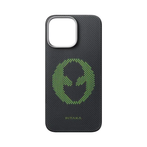 Pitaka x Aries textúrované tkané puzdro Alien iPhone 16 Pro - 1