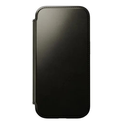 Nomad Leather Folio zelené chrómové puzdro pre iPhone 16 Pro - 6