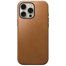 iPhone 16 Pro Max angol cserbarna Nomad Modern Leather bőrtok