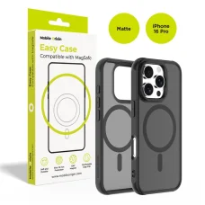 Mobile Origin Easy Hybrid MagSafe puzdro pre iPhone 16 Pro, matná čierna