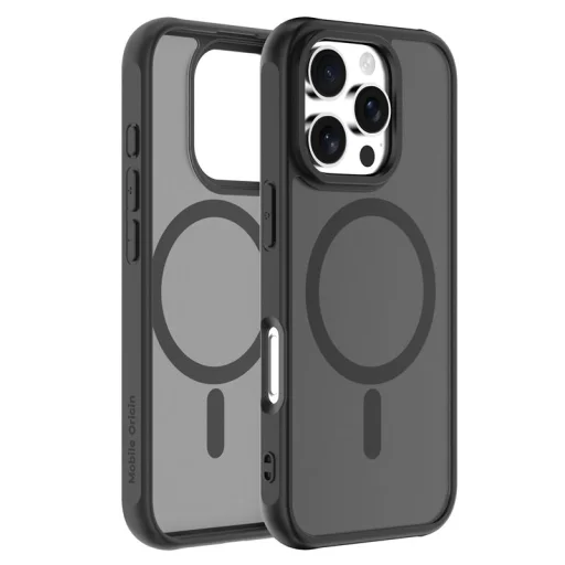 Mobile Origin Easy Hybrid MagSafe puzdro pre iPhone 16 Pro, matná čierna - 3