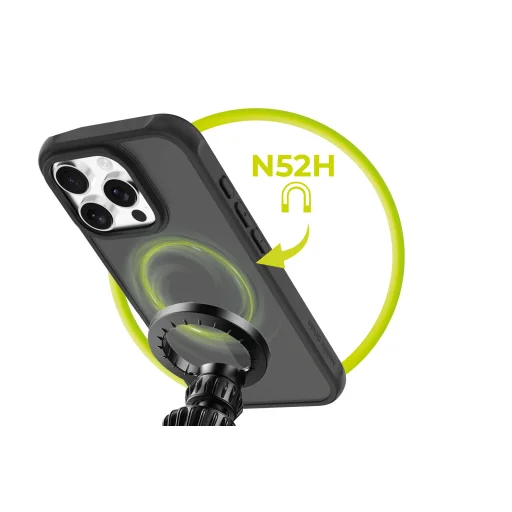 Mobile Origin Easy Hybrid MagSafe puzdro pre iPhone 16 Pro, matná čierna - 9