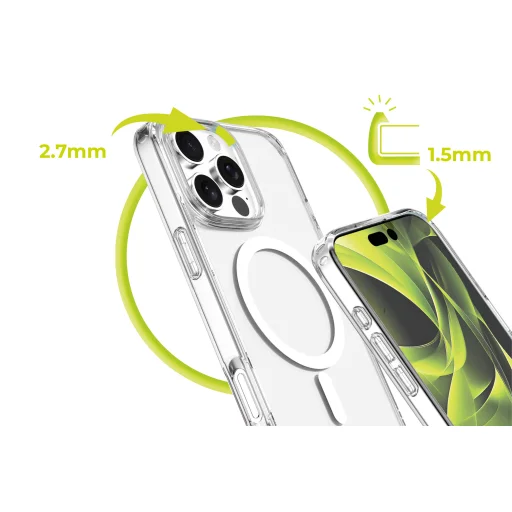Mobile Origin Easy Hybrid MagSafe priehľadný kryt pre iPhone 16 Pro Max - 7