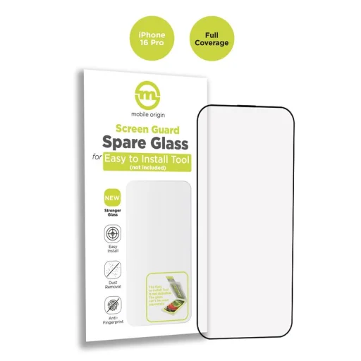Mobile Origin Screen Guard ochranné sklo s plným pokrytím displeja pre iPhone 16 Pro - 1