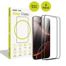 iPhone 16 Pro Mobile Origin EasyGlass kijelzővédő üveg, 2 db