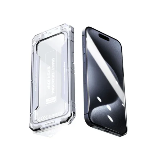 Mobile Origin žlté ochranné sklo pre iPhone 16 Pro - 4