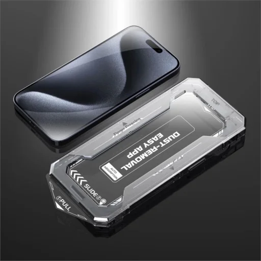 Mobile Origin žlté ochranné sklo pre iPhone 16 Pro - 5