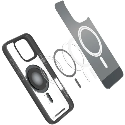 Puzdro Spigen Ultra Hybrid MagSafe pre iPhone 16 Pro, klasické čierne - 5