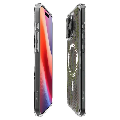 iPhone 16 Pro Max Spigen Ultra Hybrid MagSafe puzdro s digitálnym maskáčovým vzorom - 5