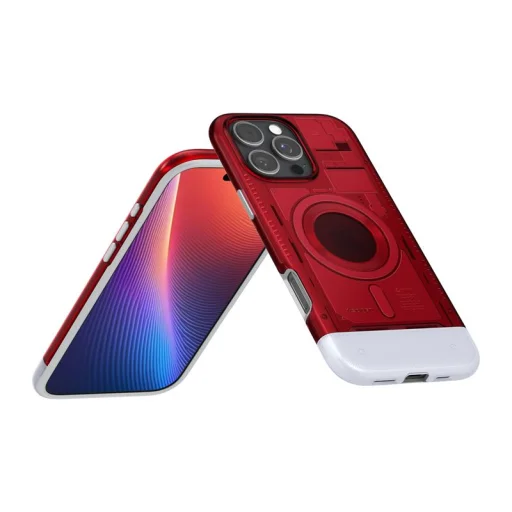iPhone 16 Pro Max rubínovočervené puzdro Spigen Classic C1 MagSafe - 8