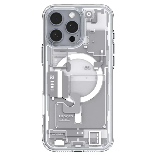Biele puzdro Spigen Ultra Hybrid MagSafe Zero One pre Apple iPhone 16 Pro Max - 3