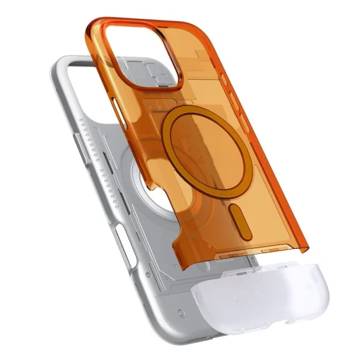 iPhone 16 Pro mandarínkové puzdro Spigen Classic C1 MagSafe - 12