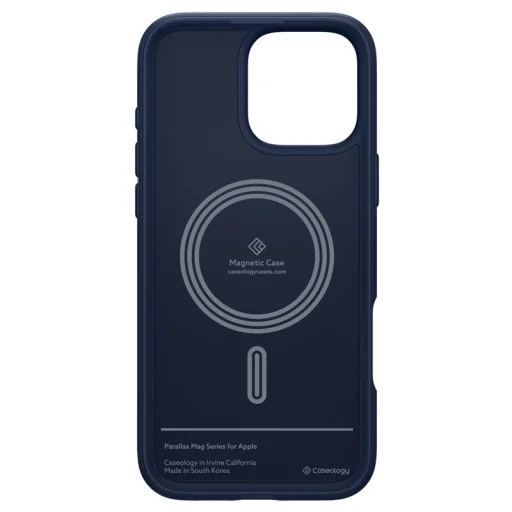  iPhone 16 Pro éjkék Spigen Caseology Parallax MagSafe TPU tok - 3
