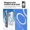  iPhone 16 Pro Max átlátszó fehér/ezüst Spigen Caseology Capella MagSafe kitámasztós tok thumbnail