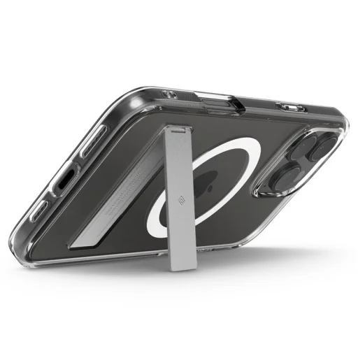 iPhone 16 Pro Max priehľadný biely/strieborný kryt Spigen Caseology Capella MagSafe so stojanom - 13