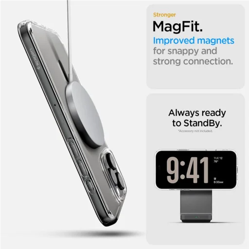 iPhone 16 Pro Max grafitové puzdro Spigen Ultra Hybrid T MagSafe - 4