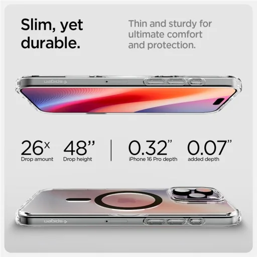 iPhone 16 Pro grafitové puzdro Spigen Ultra Hybrid T MagSafe - 5