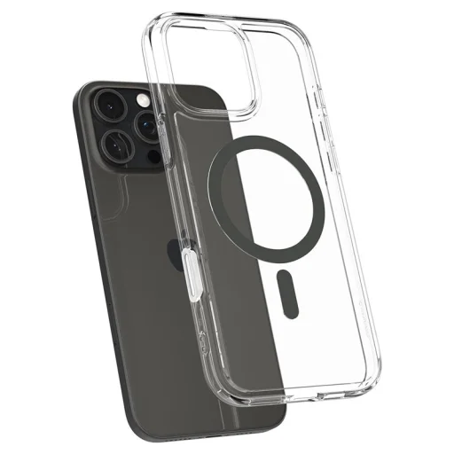 iPhone 16 Pro Max grafitové puzdro Spigen Ultra Hybrid T MagSafe - 12