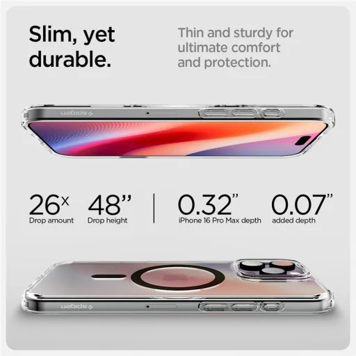 iPhone 16 Pro Max grafitové puzdro Spigen Ultra Hybrid T MagSafe - 6