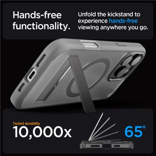 Puzdro Spigen Ultra Hybrid S MagSafe pre iPhone 16 Pro Max matné sivé - 5