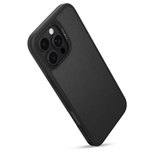 Apple iPhone 16 Pro Max fekete Spigen Cyrill Kajuk MagSafe vegán bőrtok - 6
