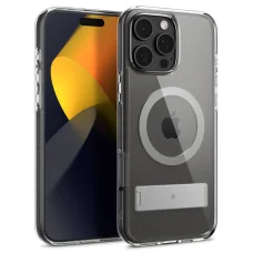  Apple iPhone 16 Pro áttetsző szürke Spigen Caseology Capella MagSafe kitámasztós tok