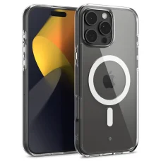  iPhone 16 Pro átlátszó fehér Spigen Caseology Capella MagSafe tok