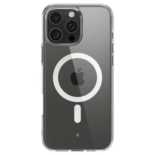 iPhone 16 Pro átlátszó fehér Spigen Caseology Capella MagSafe tok - 4