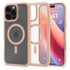 Puzdro Spigen Ultra Hybrid MagSafe pre iPhone 16 Pro Max matný ružovozlatý titán