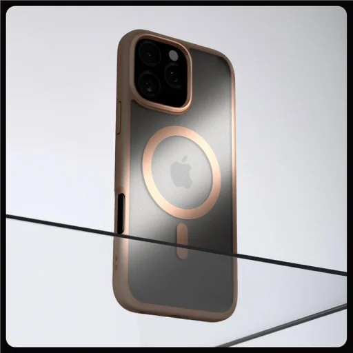 Puzdro Spigen Ultra Hybrid MagSafe pre iPhone 16 Pro Max matný ružovozlatý titán - 11
