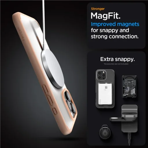 Puzdro Spigen Ultra Hybrid MagSafe pre iPhone 16 Pro Max matný ružovozlatý titán - 5