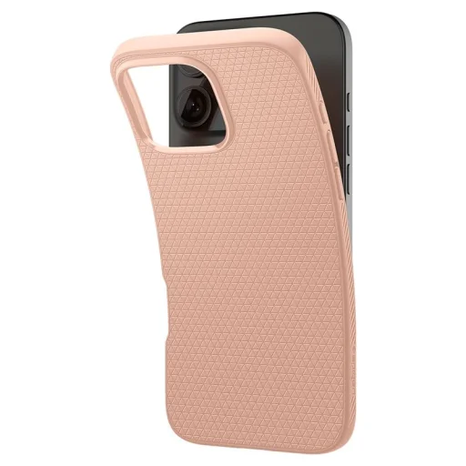  Apple iPhone 16 Pro Max rózsaarany titán Spigen Liquid Air TPU tok - 7