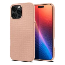 iPhone 16 Pro ružovozlatý titán Spigen Liquid Air TPU puzdro