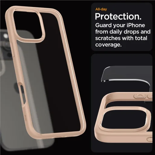 iPhone 16 Pro Max ružovozlatý titán puzdro Spigen Ultra Hybrid - 4