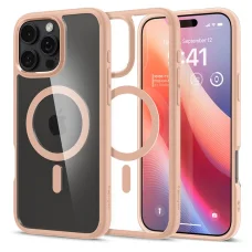iPhone 16 Pro Max ružový titán puzdro Spigen Ultra Hybrid MagSafe