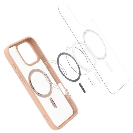 iPhone 16 Pro Max ružový titán puzdro Spigen Ultra Hybrid MagSafe - 8