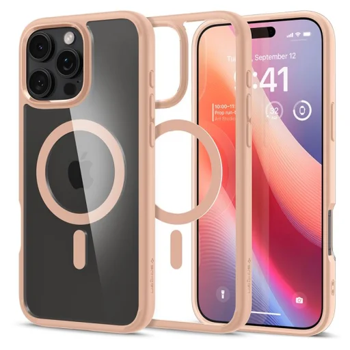 iPhone 16 Pro Max ružový titán puzdro Spigen Ultra Hybrid MagSafe - 1