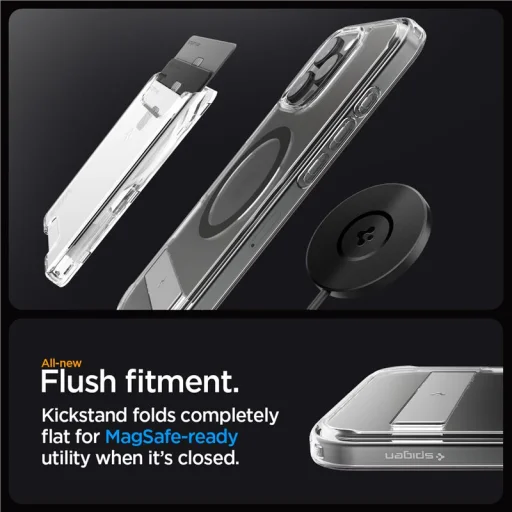 Puzdro Spigen Ultra Hybrid S MagSafe pre iPhone 16 Pro, grafitové - 3