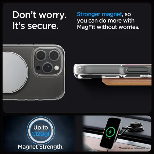 Puzdro Spigen Ultra Hybrid S MagSafe pre iPhone 16 Pro, grafitové - 4