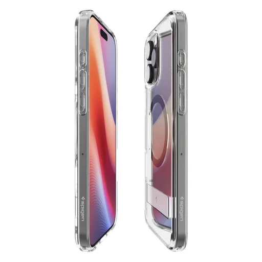 Puzdro Spigen Ultra Hybrid S MagSafe pre iPhone 16 Pro, grafitové - 8